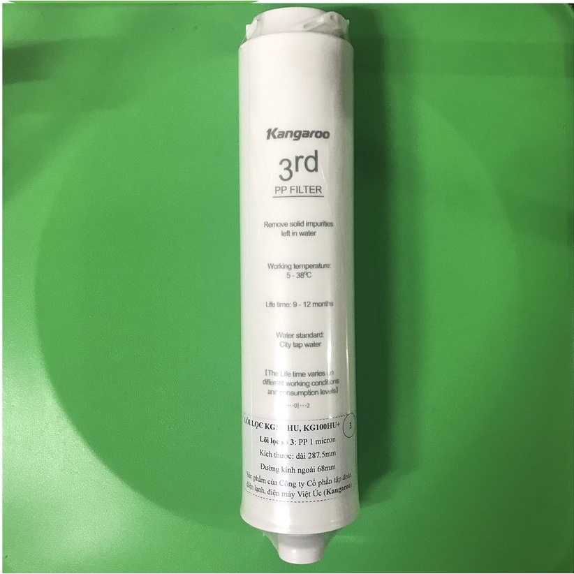 COMBO LÕI LỌC KANGAROO KG 100HU.100HU+ ,DÒNG LÕI ĐÚC