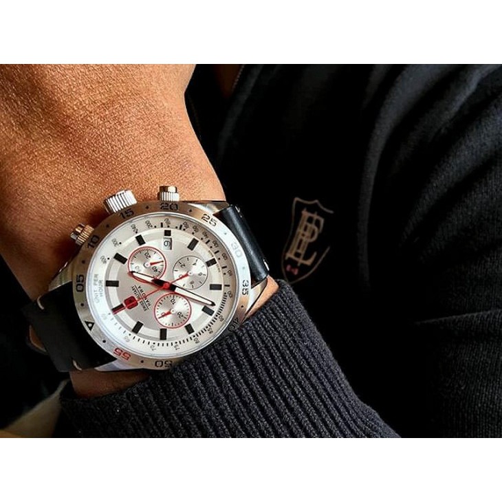 ĐỒNG HỒ NAM SWISS MILITARY HANOWA - 06-4318.04.001 - DÂY DA