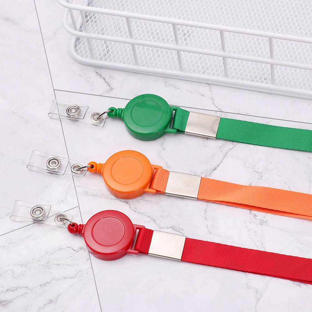 PISTA 1 Dây Đeo Thẻ Bằng Nhựa Nhiều Màu Chống Thất Lạc