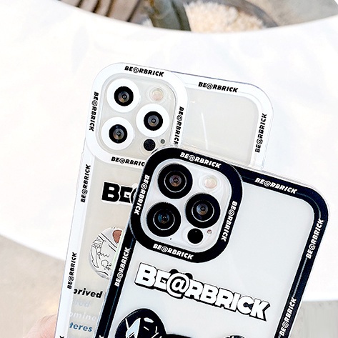 Ốp lưng IPhone  B@R trong cạnh vuông 6/6plus/6s/6splus/7/7plus/8/8plus/x/xr/xs/11/12/13/14/Pro/Plus/Promax TLV239