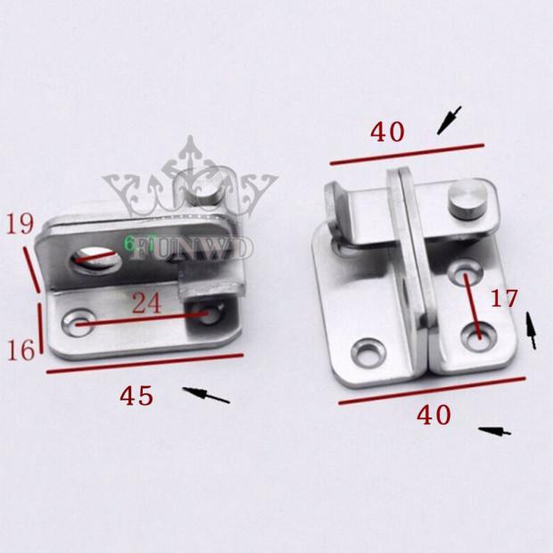 Chốt cửa làm từ thép không gỉ tiện dụng chất lượng cao