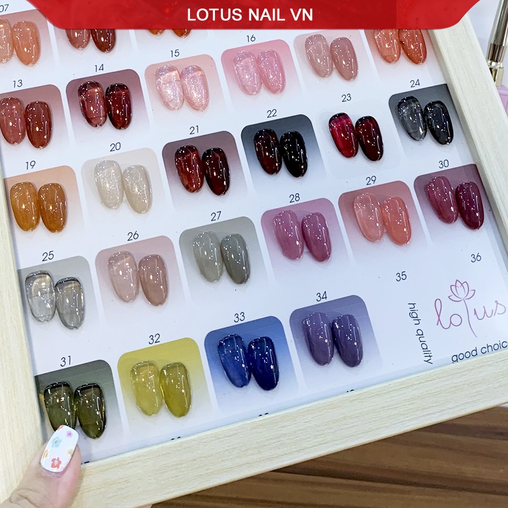 Sơn gel thạch Lotus phong cách Hàn Quốc cao cấp