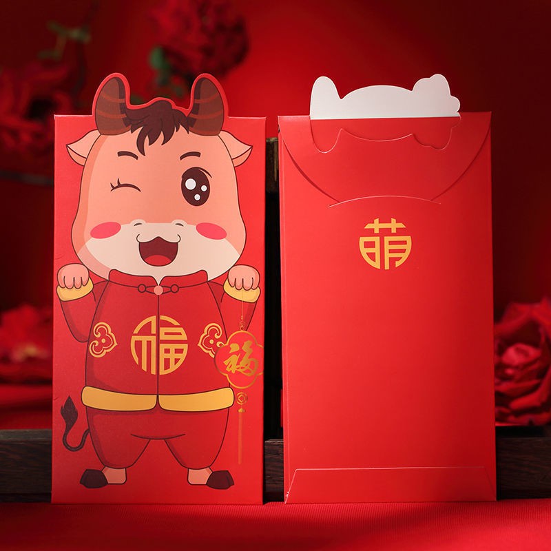 Phim hoạt hình Sáng tạo Phong bì đỏ Năm mới Treasure Red Năm mới Lucky Bag Tiệc cưới Giáng sinh năm mới