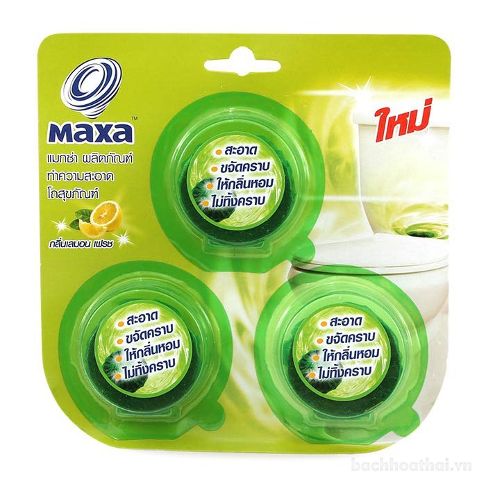 vıên thả bồn cầu tiện lợi Maxa Toilet Bowl Cleaner Thái Lan