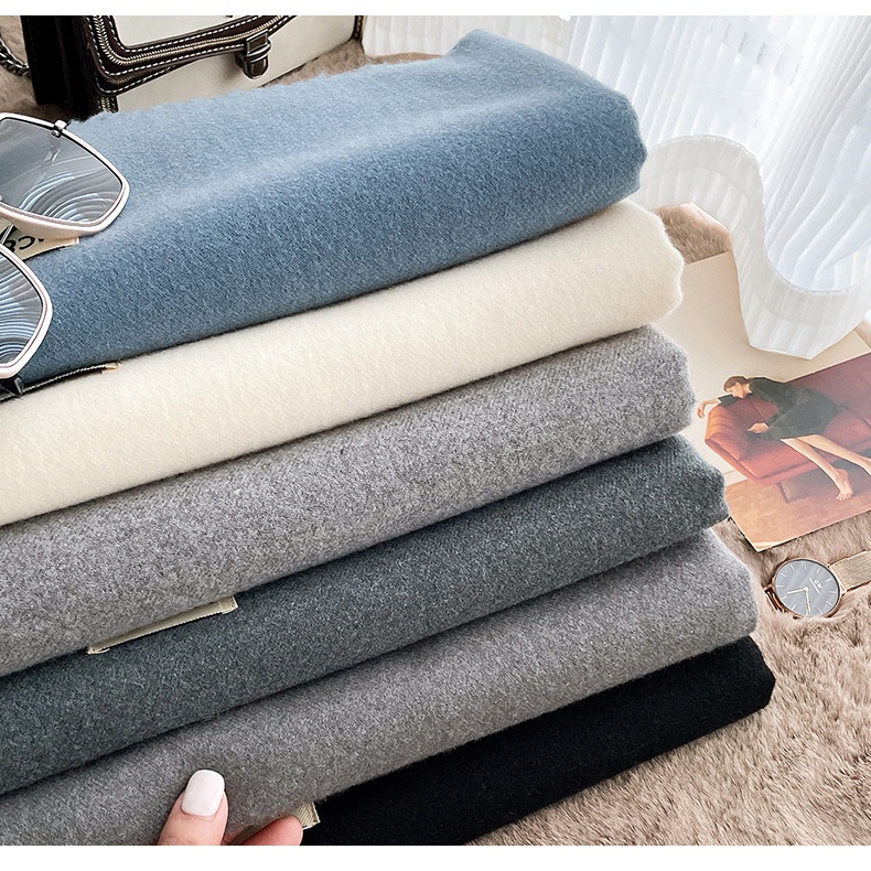 Khăn choàng quàng cổ thu đông nam nữ màu trơn khăn len cashmere MC &amp; MO - Mã CA02 The Collar Box