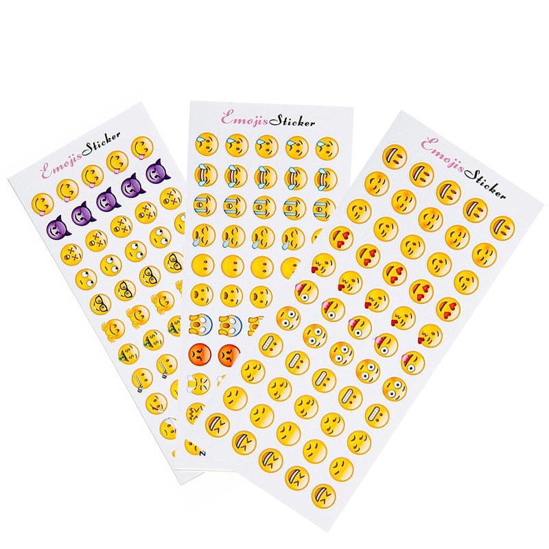 Sticker emoji dán trang trí đa dụng