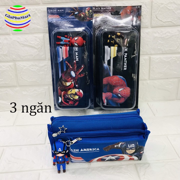 Bóp Viết Siêu Nhân - Hộp Bút Hình Nhân Vật Siêu Anh Hùng