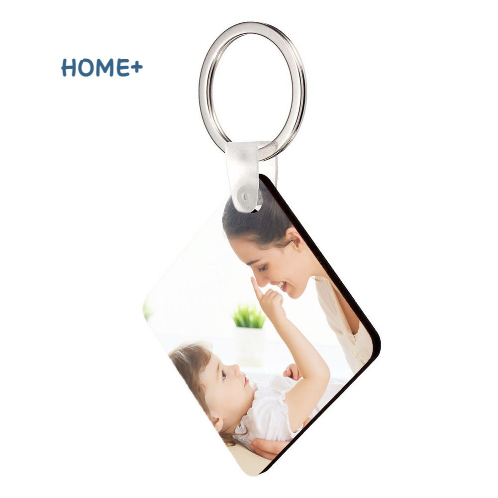 Set 10 Móc Chìa Khóa Hình Vuông Chuyên Dụng Cho Máy In Nhiệt