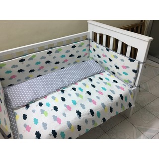Ga chun bọc đệm cũi cho bé