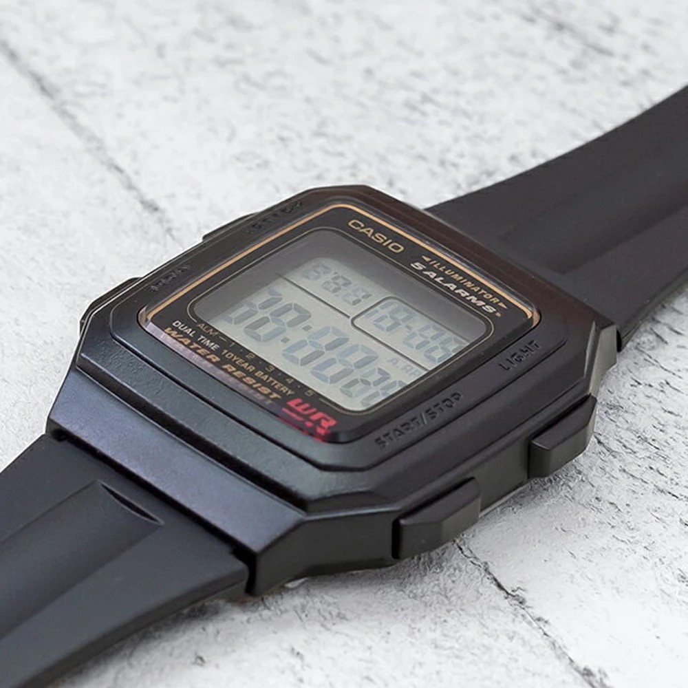 Đồng Hồ Nam Casio Dây Nhựa Trẻ Trung F-201WA-9ADF Chính Hãng