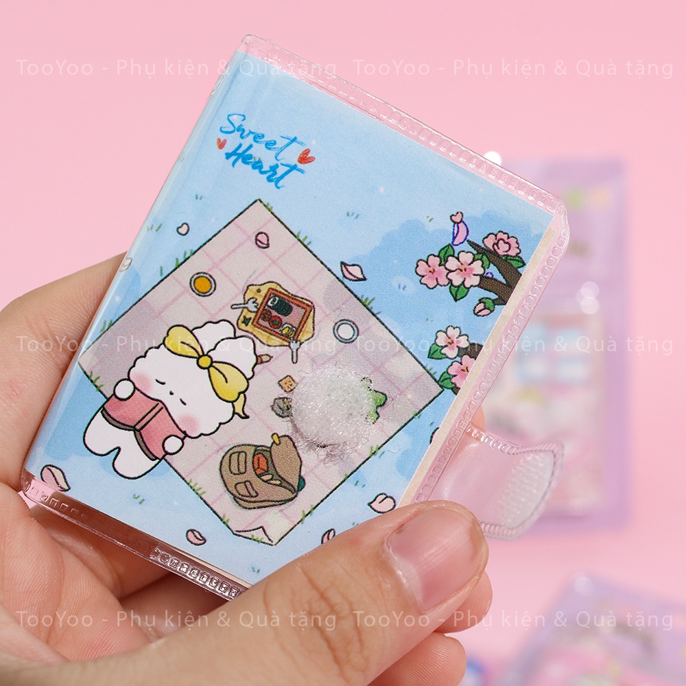 Móc khóa sổ tay mini nhiều mẫu dễ thương cute TY0277