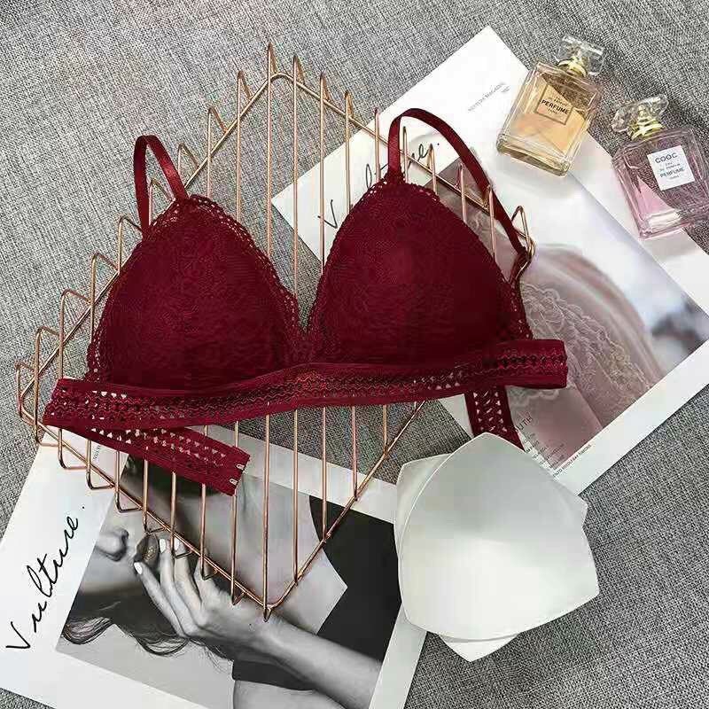 Áo ngực viền ren không gọng gợi cảm thoải mái cho nữ mã 3302