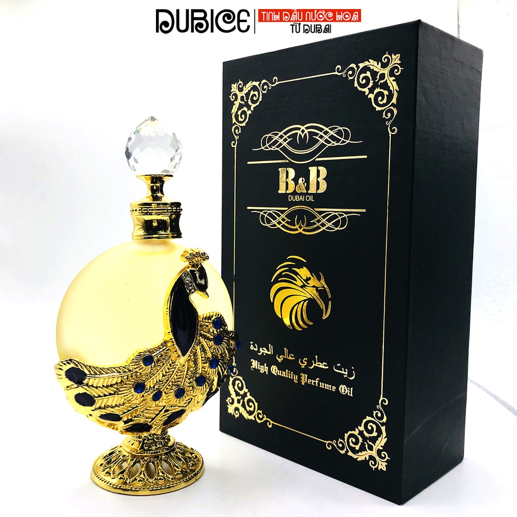 Tinh dầu nước hoa Dubai B&B 35ml chai công hoàng gia cao cấp tặng kèm túi xách - dubice