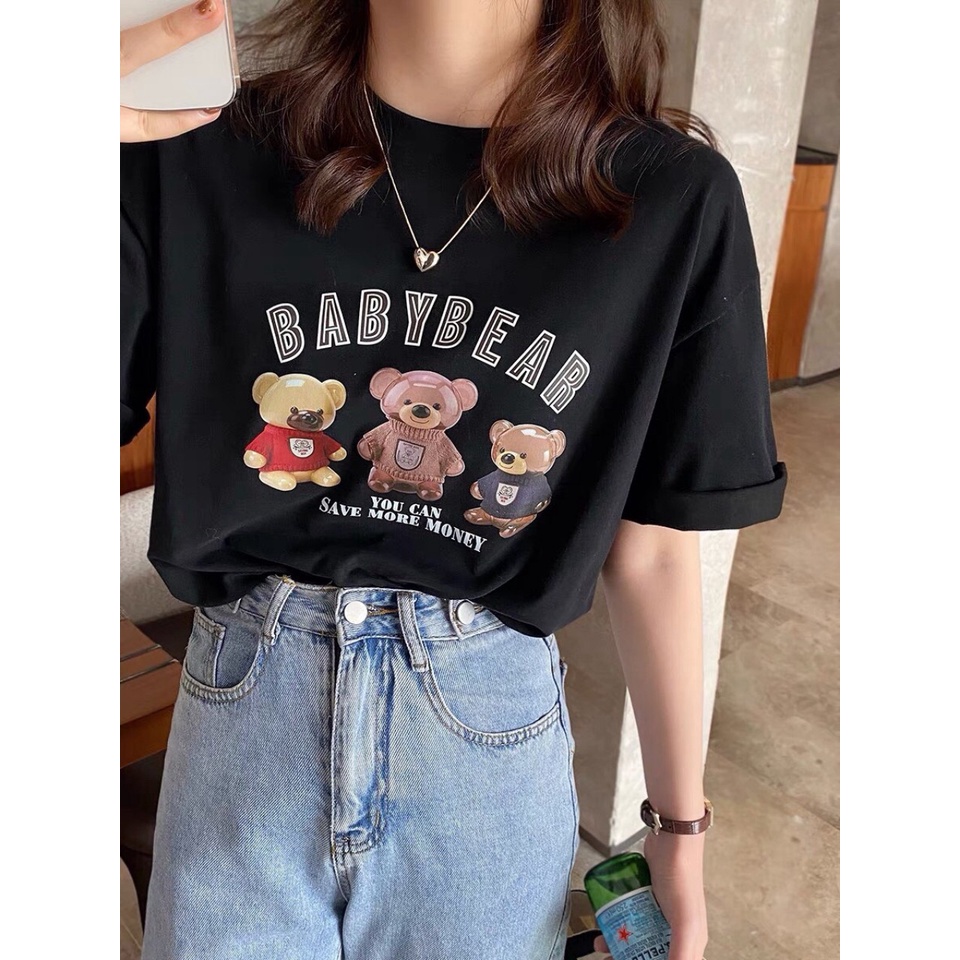 áo thun gấu Temi-phông 3158 mới