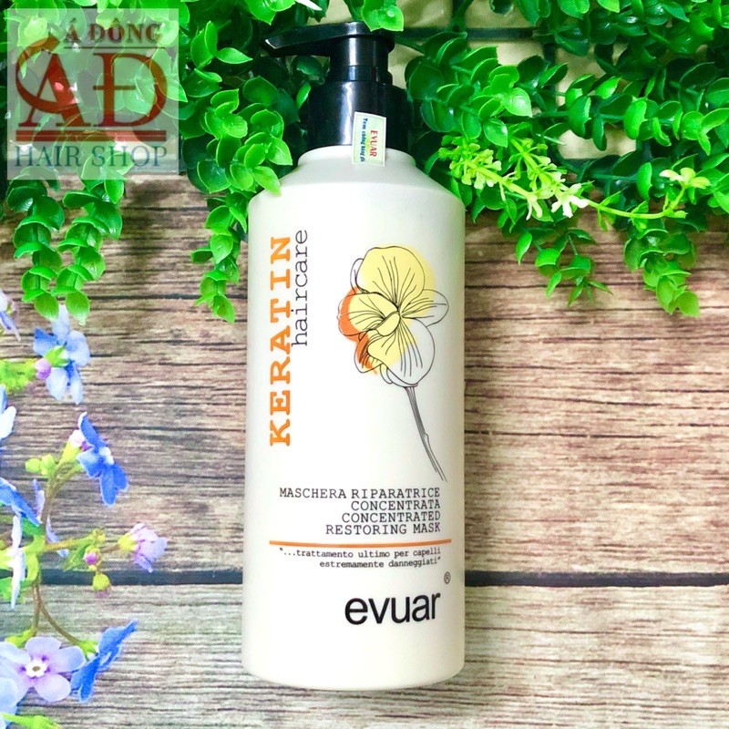 [Chính hãng] [Siêu rẻ] Phục Hồi Tái Sinh Tóc Keratin Evuar 518ml Ý chính hãng | BigBuy360 - bigbuy360.vn