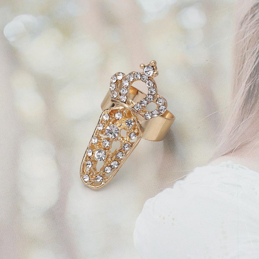 PINEVN Nhẫn MóNg Tay DạNg MóC XíCh Sang TrọNg