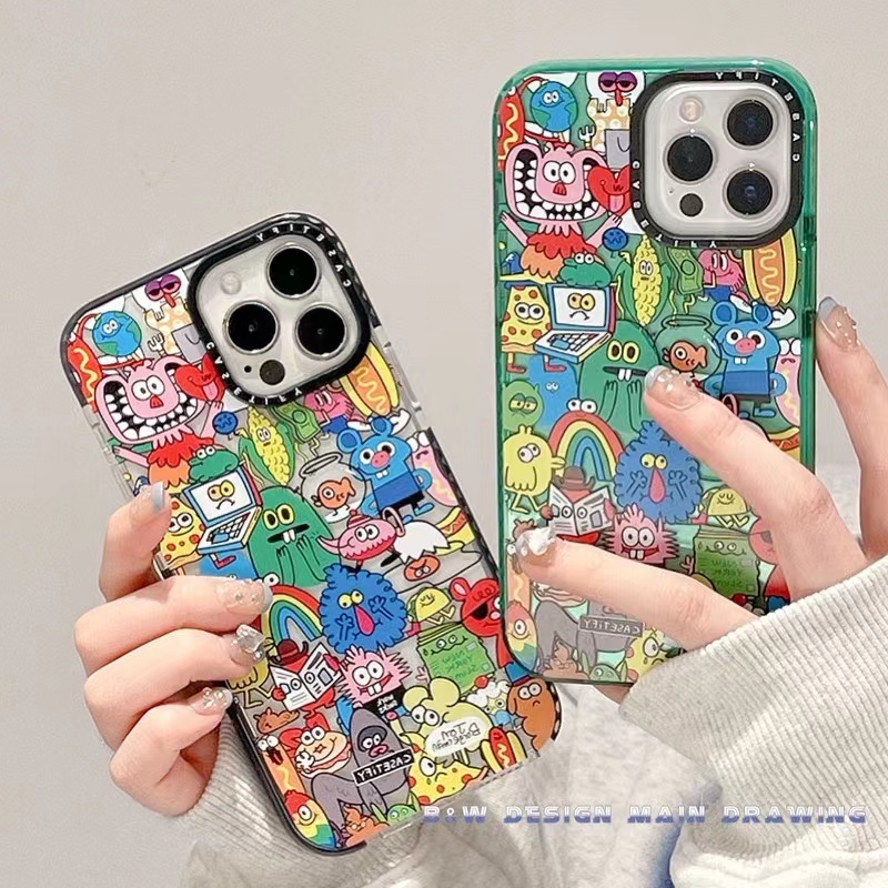 Ốp Điện Thoại Mềm Trong Suốt In Hoạt Hình Quái Vật Cho iPhone 14 13 12 11 Pro MAX 14Plus IX XS MAX XR 7 8 Plus
