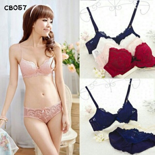 Set Áo Ngực & Quần Lót Nữ Họa Tiết Ren Gợi Cảm