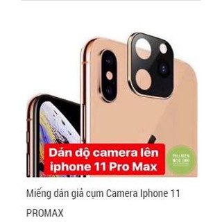 Miếng dán giả cụm camera ip 11 pro max