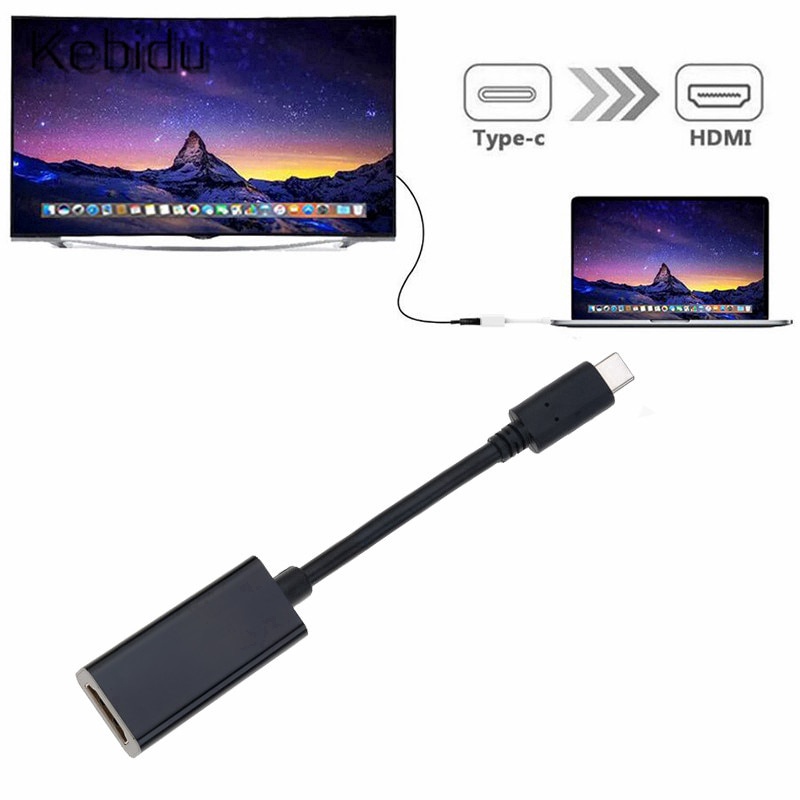 ❐△♧Cáp chuyển đổi đầu HDMI 4K 60Hz USB 3.1 Type-C sang