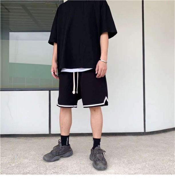 Quần short 2V thể thao trẻ trung năng động vải thun poly dày dặn không xù | BigBuy360 - bigbuy360.vn