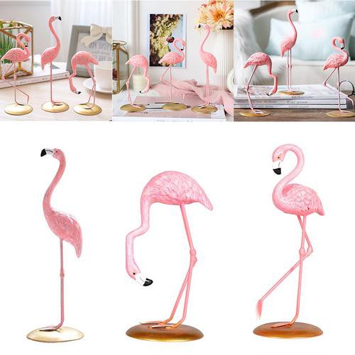 Mô hình con hồng hạc dùng trang trí bàn làm việc