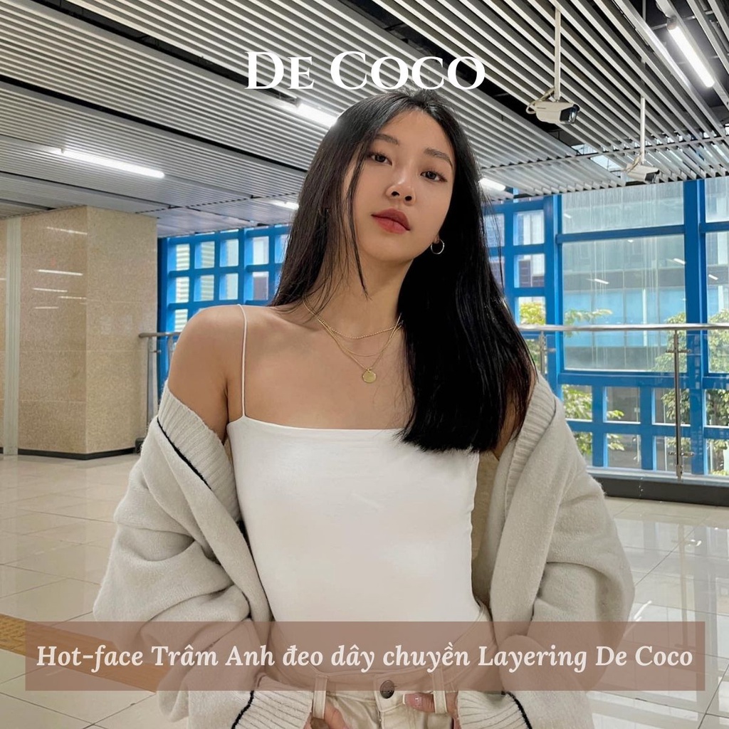 [KHÔNG ĐEN GỈ] Vòng cổ titan layer ba lơp, Layering Necklace De Coco