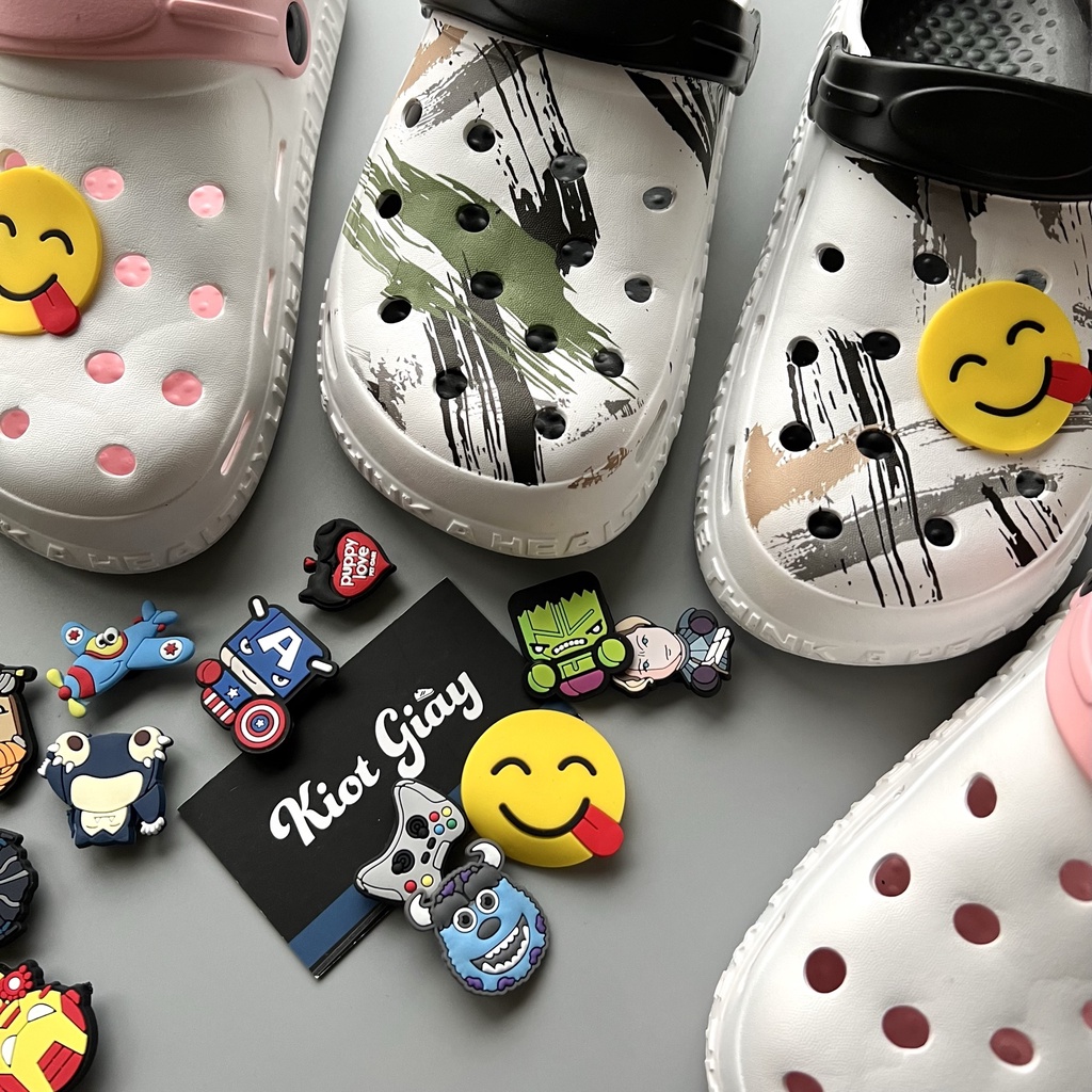Dép sục Croc.s nam nữ siêu nhẹ siêu bền - Giày dép nhựa nam nữ đi mưa đi biển