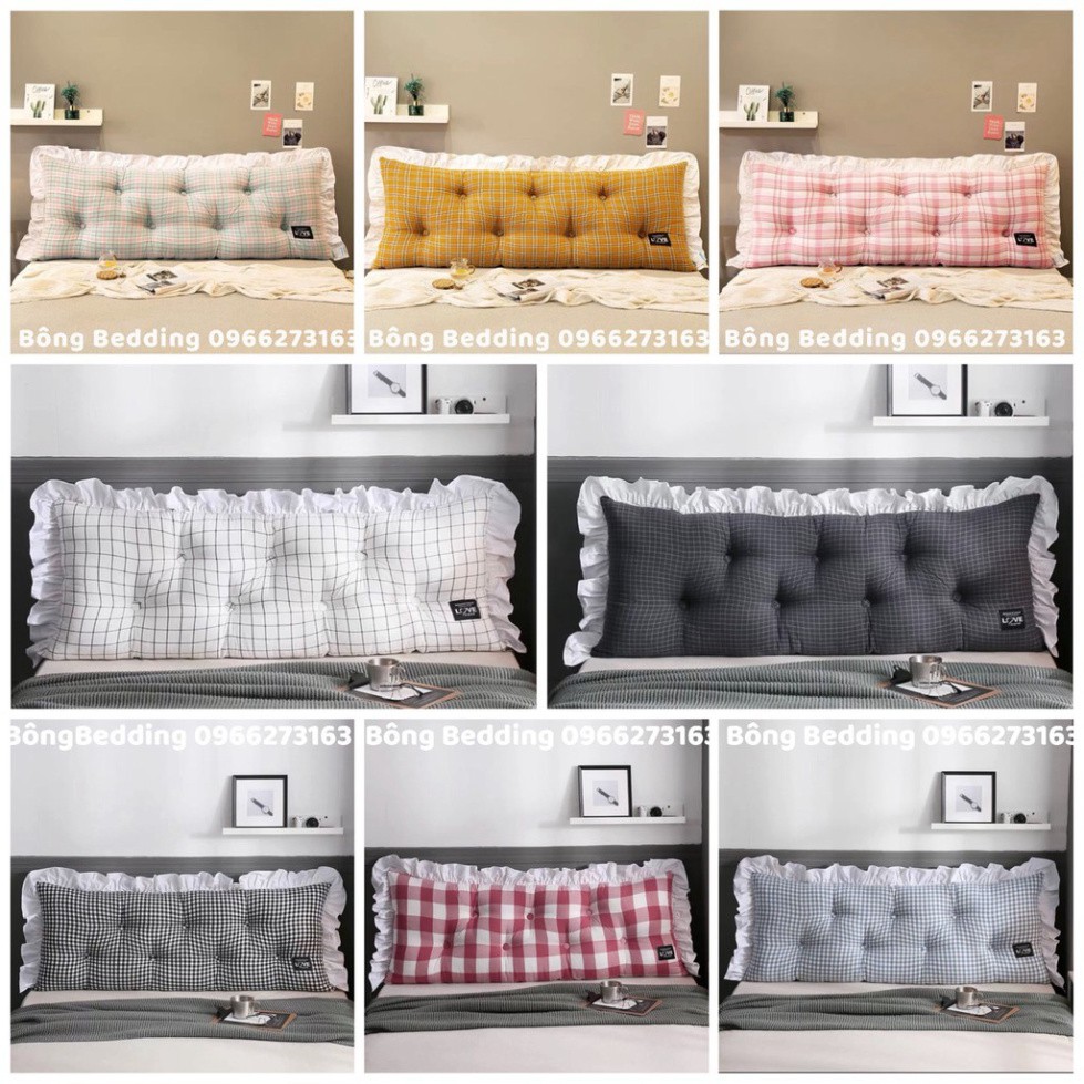 Gối Tựa Đầu Giường Cao Cấp Mẫu Mới Hình Chữ Nhật Kích Thước 1m8