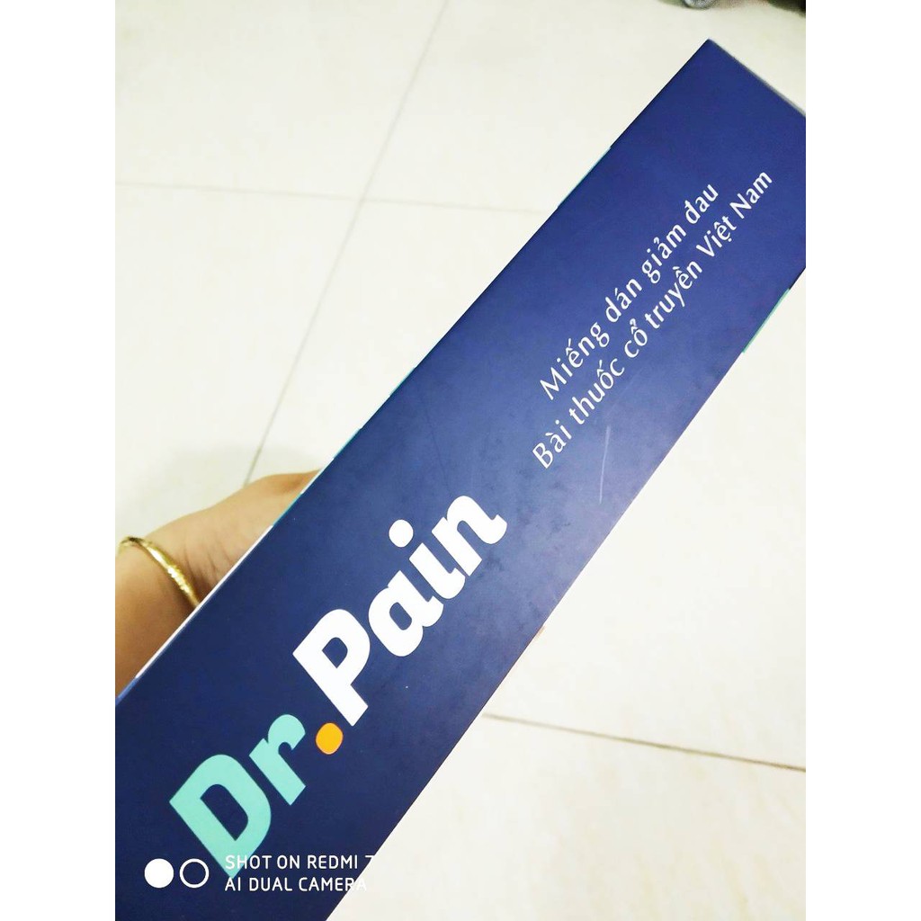 Miếng dán giảm đau Dr Pain - hộp 50 miếng