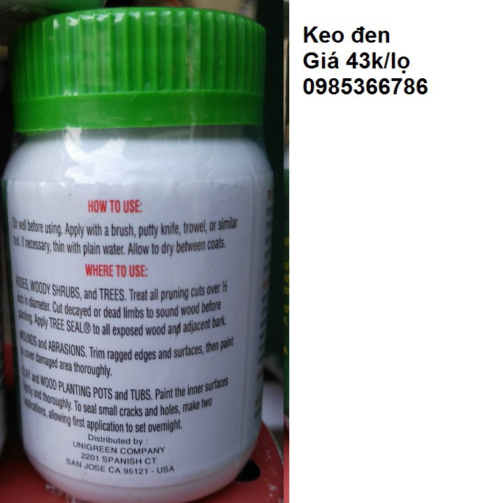 Keo đen liền sẹo vỏ cây của Mỹ nhập khẩu-  chuyên dụng.