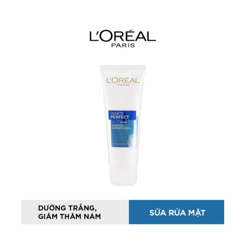 Sữa Rửa Mặt Trắng Da L'Oreal White Perfect
