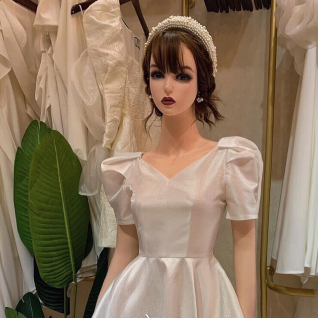 Đầm xoè kèm quần đùi chất thun gân TRIPBLE T DRESS - Free size