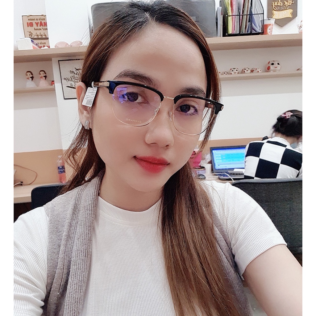 Gọng kính nam nữ thời trang Chopard VCH297 0700 (54-17-145) chính hãng