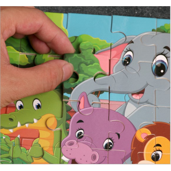 SỈ LẺ GIÁ SIÊU TÔT Tranh ghép hình PUZZLE bảng gỗ loại 24 miếng - 40 miếng - 60 miếng pcs