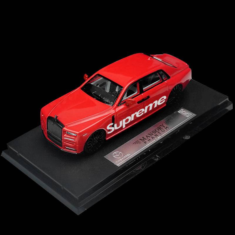 Time Micro 1:64 Rolls Royce Phantom tám thế hệ superme đỏ Bộ sưu tập đồ chơi mô hình ô tô đúc khuôn