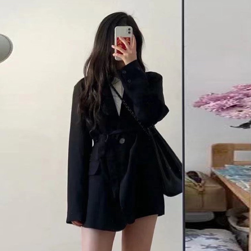 Áo Blazer phong cách hàn quốc hàng quảng châu ulzzang  ⚡thời trang giới trẻ -Loại 1  (2Lớp) . | BigBuy360 - bigbuy360.vn