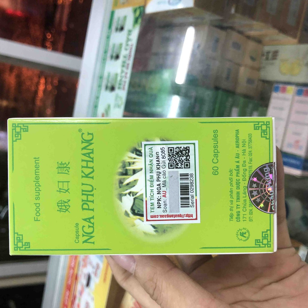 Nga Phụ Khang ( HỘP 60 VIÊN) Hỗ Trợ Bệnh U Xơ, U Nang Tử Cung - CVSPharmacy