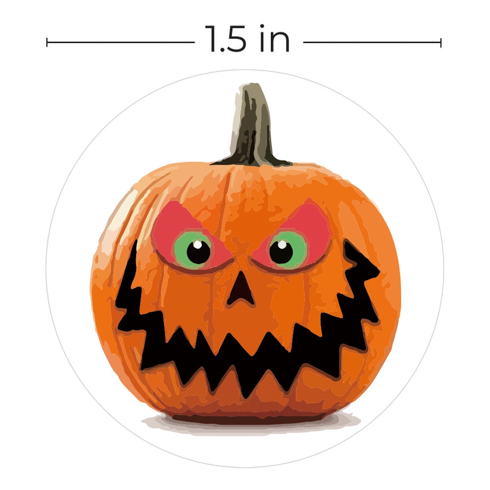 Nhãn Dán Trang Trí Halloween Hình Động Vật