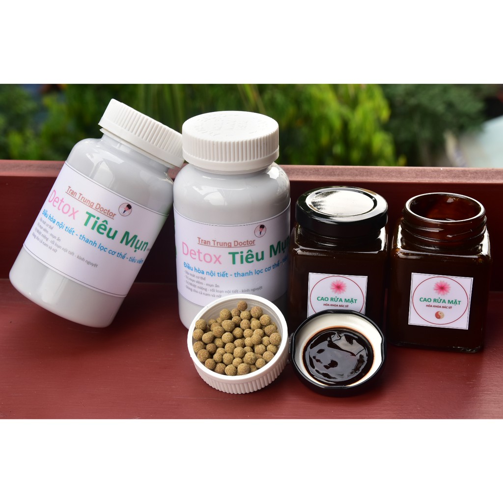 Detox Tiêu Mun - Cao lá nam đắp mặt - rửa mặt Handmade