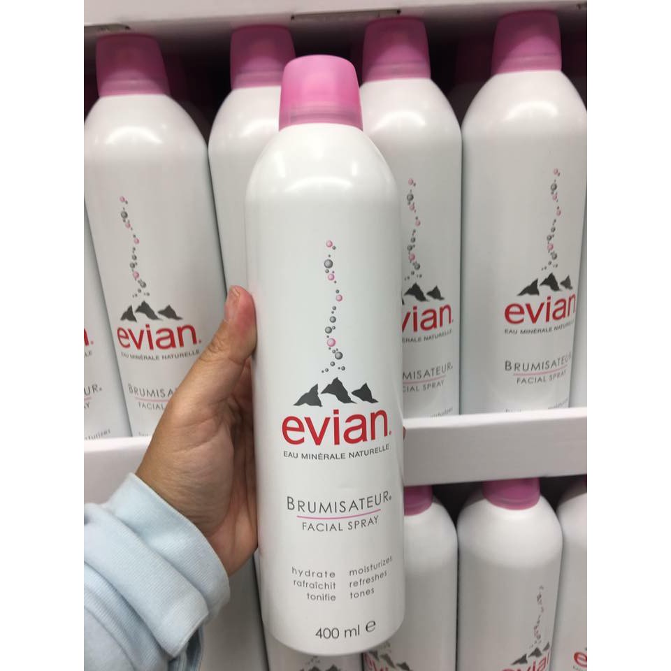 XỊT KHOÁNG EVIAN 400ml | BigBuy360 - bigbuy360.vn