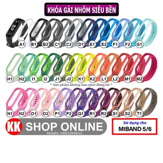 Dây đeo miband khóa gài nhôm thay thế cho Xiaomi Miband 5 Xiaomi Miband 6