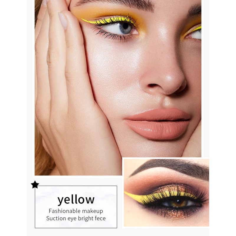 Bút Kẻ Mắt Dạng Lỏng Pudaier 18 Màu Tùy Chọn Lâu Trôi Chống Thấm Nước