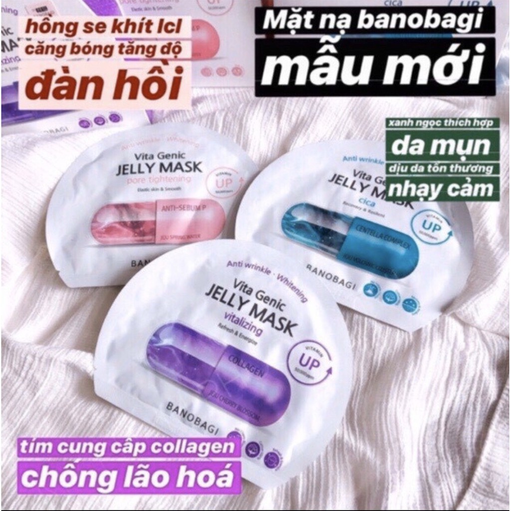 MẶT NẠ VIÊN THUỐC Banobagi (mẫu mới) | Thế Giới Skin Care