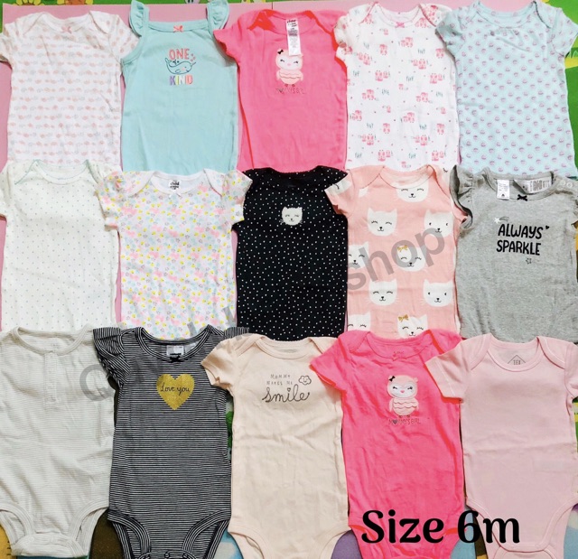 [MỚI 2020 ] 🎁Set 4 bodysuit tay cọc BÉ GÁI BÉ TRAI👧👦  THƯƠNG HIỆU CARTER'S NEWS XUẤT XỊN