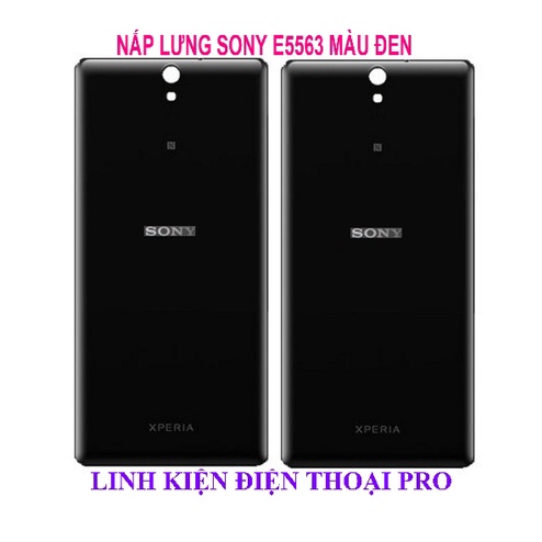 NẮP LƯNG SONY E5563 MÀU ĐEN
