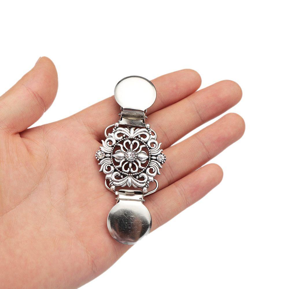 Kẹp Áo Khoác Cardigan Họa Tiết Hoa Thời Trang Mùa Đông|Kẹp Vịt Phong Cách Retro