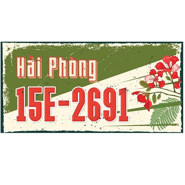 Tranh thiếc biển số 64 tỉnh thành Việt Nam trang trí retro quán nhậu, bar club, quán cafe, quán bia, nhà hàng