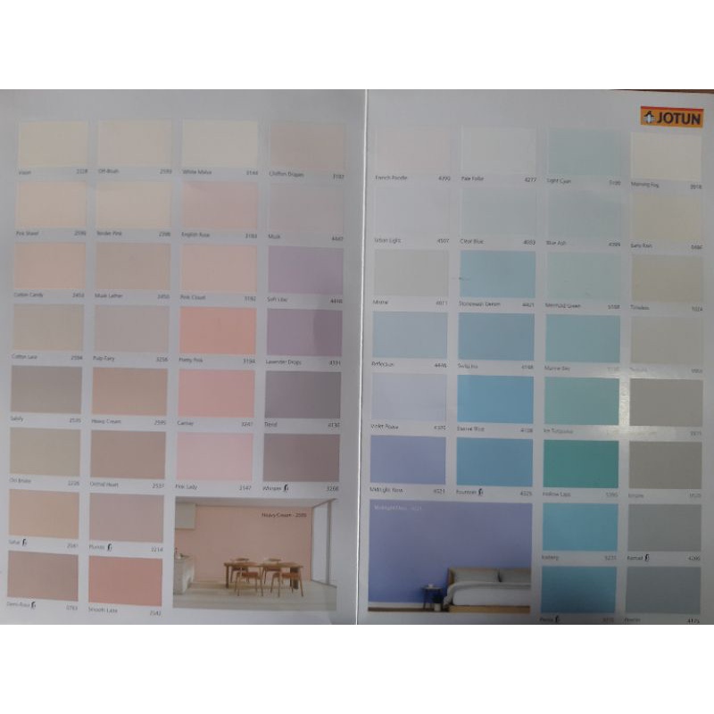 Bảng màu sơn nước JOTUN giá rẻ