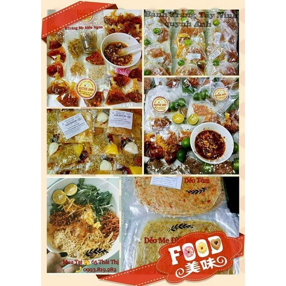 ⭐ ỚT KHÔ ⭐ Bánh tráng Tắc Phơi Sương ⭐ ✔️Bánh Tráng Tây Ninh Quỳnh Anh